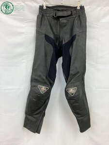 BA0602683　■KUSHITANI クシタニ レザーパンツ ズボン パンツ レザー ブラック系 バイク ライダー サイズ LL メンズ 中古品