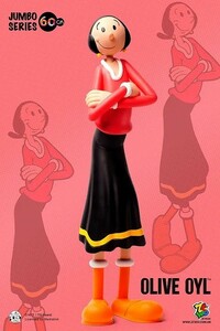 ZCWO zcworld popeye ポパイ OLIVE OYL オリーブ オイル オリジナル ジャンボサイズ 60CM フィギュア