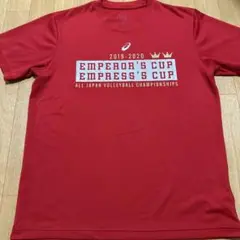 asics アシックス バレーボールTシャツ　天皇杯・皇后杯記念Tシャツ