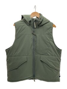 DAIWA PIER39◆TECH PADDING MIL VEST 2022/中綿ベスト/S/ポリエステル/GRN/BW-25022W