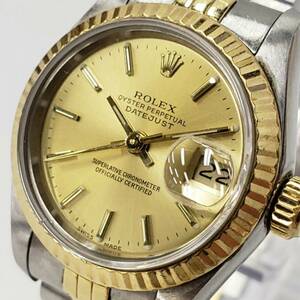 24札/264765/M114-630/MS200000 ROLEX 腕時計 ロレックス 69173 デイトジャスト レディース 自動巻き