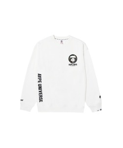 「AAPE BY A BATHING APE」 スウェットカットソー SMALL アイボリー メンズ