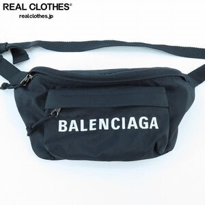 BALENCIAGA/バレンシアガ 刺繍ロゴ ウエストポーチ ボディバッグ 533009 /000