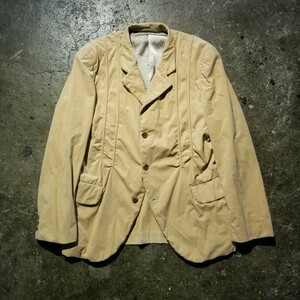 COMME des GARCONS HOMME PLUS 00ss フェイクスエード4Bジャケット 2000ss AD1999 コムデギャルソンオムプリュス