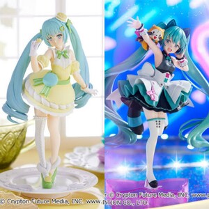 2体初音ミク Exc∞d シトロンマカロン ラスカル　サイバーフューチャー　タイトー　フィギュア　