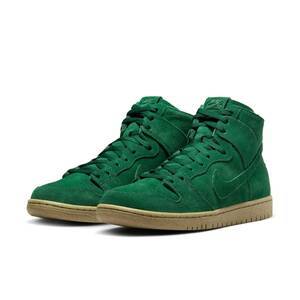 ナイキ SB 25.5cm ダンク ハイ プロ ディーコン グリーン 税込定価14300円 NIKE SB DUNK HIGH PRO DECON スニーカース ウェード 天然皮革