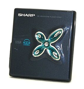 【中古】SHARP シャープ　MD-ST880-B ブラック　ポータブルMDプレーヤー（MD再生専用機/MDウォークマン）　MDLP対応　ドルビーヘ