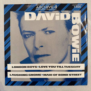 ■1986年 UK盤 限定7500枚 David Bowie - Archive4 12”EP TOF 105 Castle Communications