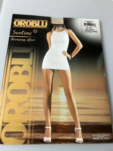 【送料無料】 OROBLU suntime bronzing effect M EU 40-42 nude look 15デニール パンティストッキング オロブル 肌色 panty stocking