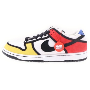 ナイキエスビー 【観賞用 2005年製】DUNK LOW ダンク ピエト モンドリアン ローカットスニーカー US9.5/27.5cm 304292-702