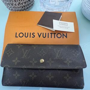 ルイヴィトン LOUIS VUITTON モノグラム レザー 長財布 ウォレット