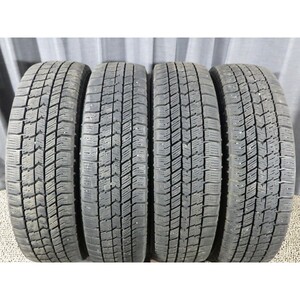 グッドイヤー　ICE NAVI8　165/70R14　4本SET◎2021年製9分山スタッドレス◎中古　特筆すべき損傷なし◎旭川手渡可◎フィット、デミオ等に