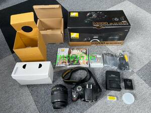 Nikon D3200 18-55 VR Kit BLACK D3200 ・ AF-S NIKKOR 18-55mm f/3.5-5.6G VR ニコン 一眼レフカメラ ガンレフ 眼レフ ジャンク品