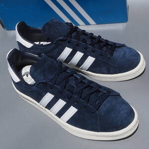 デッド!! 新品 20年製 US 8・26cm adidas キャンパス80s 紺 スエード CAMPUS 80s 天然皮革