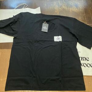 送料込●新品● Vivienne Westwood 半袖ビッグT メンズワンサイズ 黒B 日本製 オーブ コットン100% ヴィヴィアンウエストウッド ビビアン