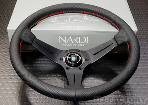 【正規品】NARDI SPORTS TYPEラリー/35φ DEEP パンチングレザー【N755】