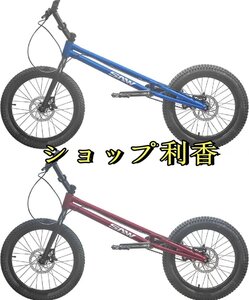 24インチ スタント用自転車 BMX 自転車 大人用 フロントおよびリアブレーキ付き Crmoフレームとフォーク パープル