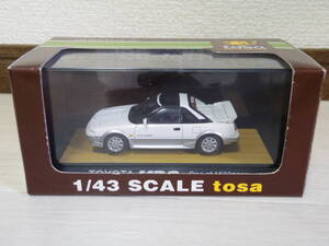 １／４３　トヨタ　MR２　AW11　後期型　スーパーチャージャー　ミニカー　tosaモデル