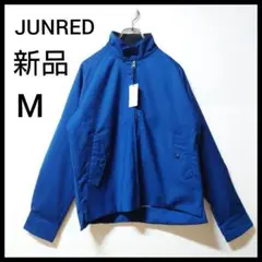 新品★JUNRED★ブルーM★TRハリントンジャケット★ブルゾン★メンズ