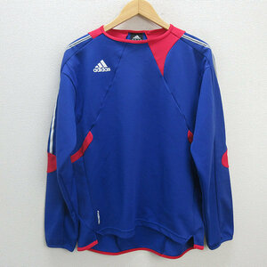 z■アディダス/adidas JFA2004 サッカーウエア 長袖【M】青/men