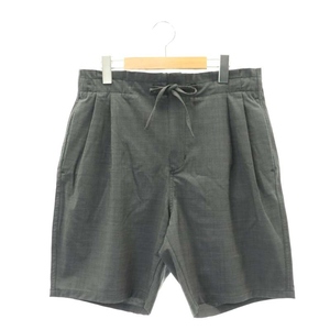 ノンネイティブ nonnative 24SS WORKER EASY SHORTS ショートパンツ ハーフ ボトムス ジップフライ ウール混 1 S グレー