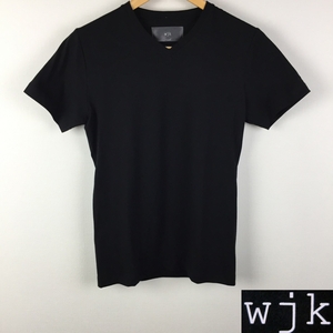 美品 wjk ダブルジェイケイ 半袖Tシャツ ブラック サイズS 返品可能 送料無料