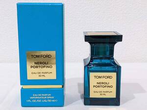 【57648】TOM FORD トムフォード NEROLI PORTOFINO ネロリ・ポルトフィーノ オード パルファム スプレィ 香水 30mL 残量約8割 箱付