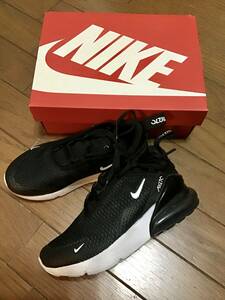 【NIKE/ナイキ】AIRMAX270★スニーカー/18cm★キッズ★ブラック★USED