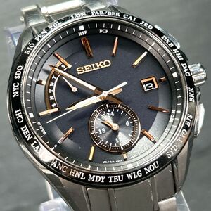 美品 SEIKO BRIGHTZ セイコー ブライツ フライトエキスパート SAGA243 腕時計 電波ソーラー チタニウム アナログ 3針 カレンダー 稼働品