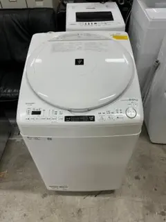 【M-087】洗濯機 SHARP ES-TX8F-W 2020年製 中古 激安