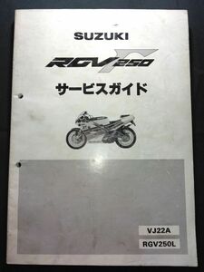 RGVΓ250（RGV250L）（VJ22A）（J206）RGV250ガンマ　SUZUKIサービスガイド（サービスマニュアル）