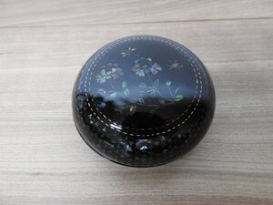 ★☆【送料無料】　茶道具　香合　螺鈿　漆器　☆★