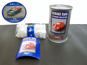 オリジナルグッズ■明治乳業 GARAGE Cafe ガレージカフェ アウトバーンコレクション ■MGB コンバーティブル 緑/ミニカー【未開封品】