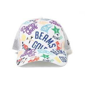 新品ビームスゴルフBEAMS GOLF NEWERA×BEAMS GOLF 別注 various フラットバイザー キャップ 渋野日向子全英女子オープン着用柄キャップ