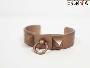 HERMES エルメス メドール アルミ サンセット コリエドシアン バングル 表記サイズ T3 アルミ ブロンズ Cバングル 極美品 アクセサリー