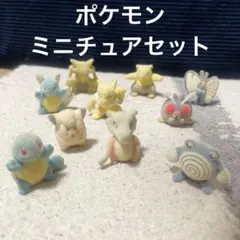 【レア　貴重】ポケモンミニチュアセット　ゼニガメ　ピッピ　ニョロゾ　カラカラ