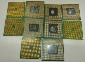 L787・机　ジャンク　CPU　10枚セット　AMD　intel　11/14