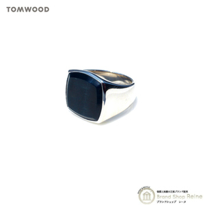 トムウッド （TOM WOOD） Cushion Ring クッション リング ブルーホークアイ リング シルバー 925 指輪 #54 14号 100306（新品）