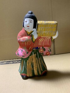 G415 送料無料　郷土玩具 土人形 民芸品 日本人形 陶器　ヴィンテージ