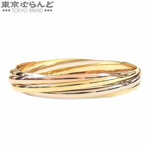 101704888 カルティエ CARTIER トリニティ バングル スリーカラーゴールド K18YG K18PG K18WG 7連 ブレスレット レディース 仕上済