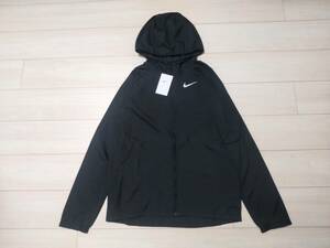 ★新品　ナイキ　NIKE　ランニングジャケット　★反射素材　★軽量　★薄手　★黒色　★Lサイズ