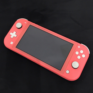1円 任天堂 HDH-001 Nintendo Switch Lite スイッチライト コーラル ゲーム機 本体 通電動作確認済