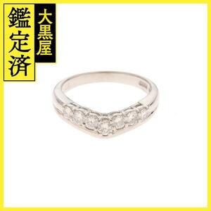 JEWELRY　ノンブランドジュエリー　貴金属・宝石　リング　プラチナPT850　ダイヤモンド0.54ct　5.3g　#13【205】