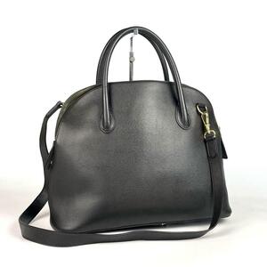 美品■CELINE セリーヌ ハンドバッグ 2way ショルダーバッグ ボリード ドーム型 斜め掛け ゴールド金具 レザー カーキ フォーマル 男女兼用