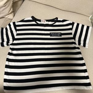 Tシャツ JENNI サイズ140 女の子 半袖 ボーダー柄 トップス ボーダー ジェニー 子供服 ガールズ