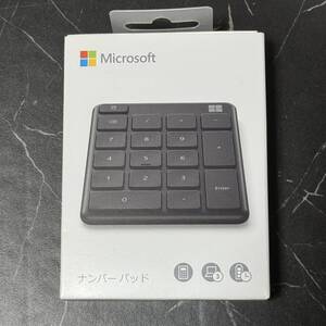 新品・送料無料■Microsoft・マイクロソフト■Number Pad マットブラック 23O-00002■Bluetooth5.0 ワイヤレス ナンバーパッド テンキー 