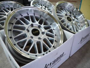 カスタムサイズ 要オーバーフェンダー 深リム メッシュ levanna V10LTH 18inch 6H139.7 9.0J+25 PARADA 225/50R18 ハイエース レジアス