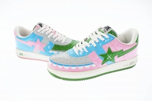 アベイシングエイプ A BATHING APE ×KAWS カウズ 観賞用 2006年製 BAPE STA CRAZY1 ベイプ スタ クレイジーワン 0607FS-029 28.5 マルチカ