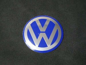 VW ニュービートル用 ホイール センターキャップ エンブレム 90mm 青 ブルー