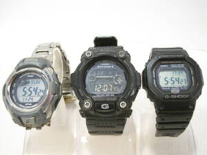 ◆◇ 1円スタート!　CASIO G-SHOCK 腕時計 MTG-900　GW-5600J　GW-7900B　まとめて３本　カシオ ◇◆